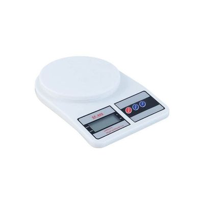 Digital Electronic Kitchen Scale White 10kg