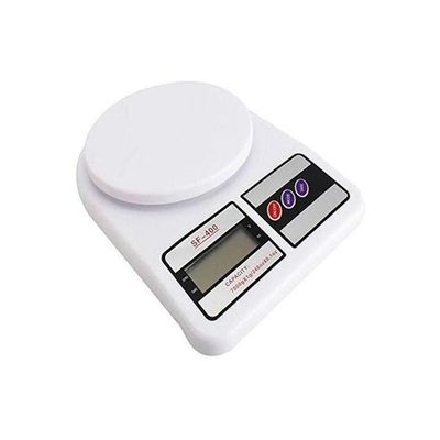 Digital Electronic Kitchen Scale White 10kg