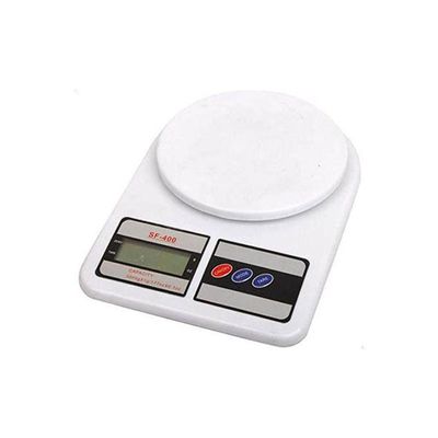 Digital Electronic Kitchen Scale White 10kg