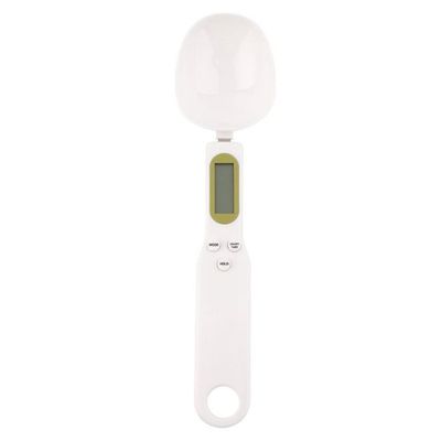 Digital Measuring Electronic Spoon Weight Scale White 228x55x23millimeter