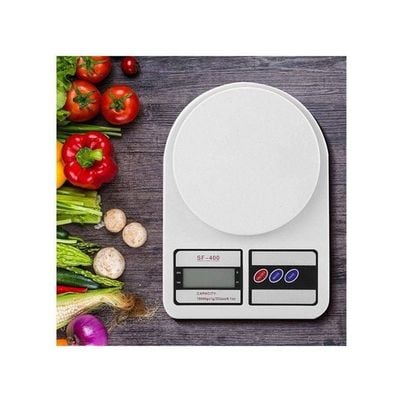 Kitchen Electronic Digital Scale White 10kg