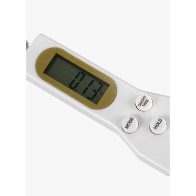 Digital Scale Measuring Spoon White 23.00 x 5.70 x 2.00centimeter