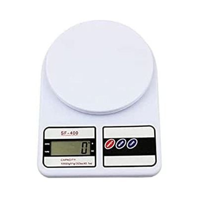 Electronic Kitchen Digital Weighing Scale 10 Kg White