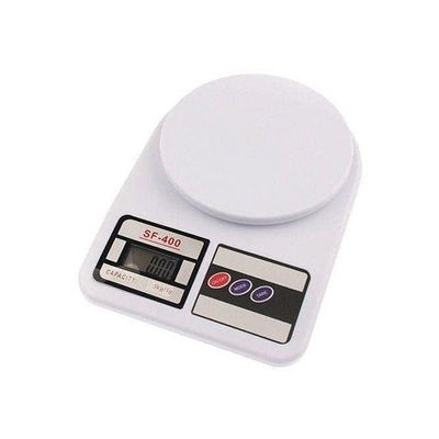 Digital Kitchen Scale White- 10Kg White