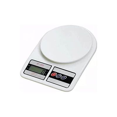 Digital Electronic Kitchen Scale White 10kg