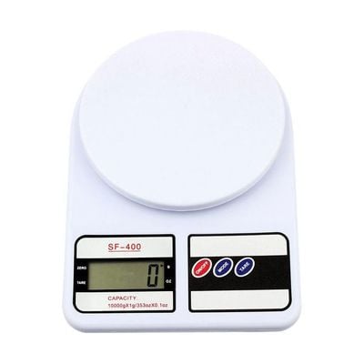 Digital Kitchen Scale White 10kg