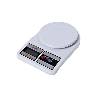 Digital Kitchen Scale White 10kg