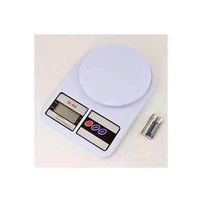 Digital Electronic Kitchen Scale White 10kg