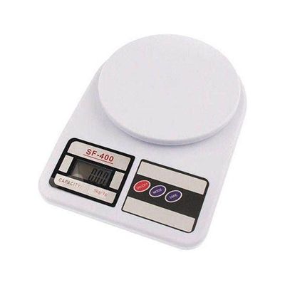 Digital Electronic Kitchen Scale White 10kg