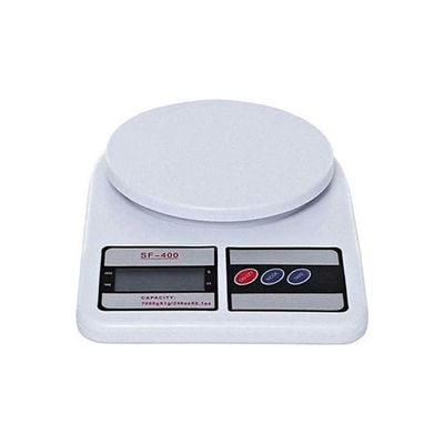 Digital Electronic Kitchen Scale White 10kg