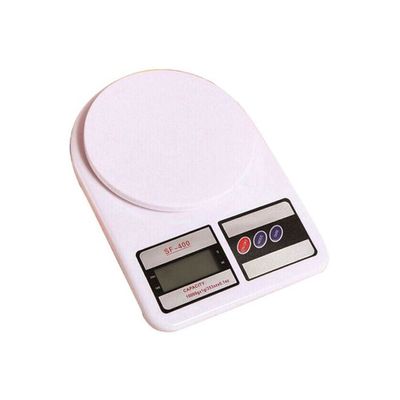 Digital Kitchen Weighing Scale White