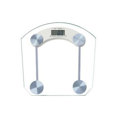 Digital Weight Scale Clear/White
