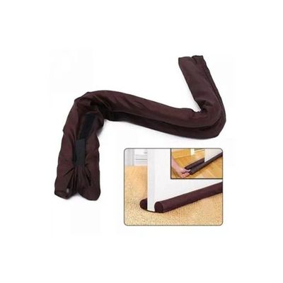 Double Door Draft Stopper Brown 80centimeter