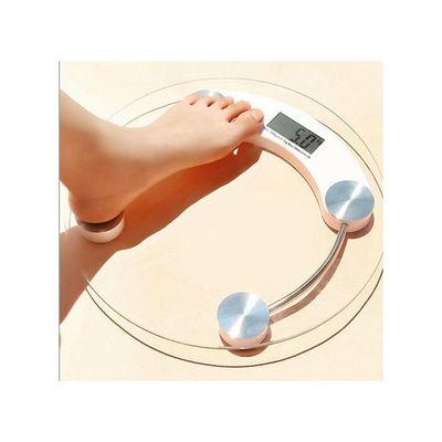 Digital Weighing Scale 180kg Clear/White/Silver