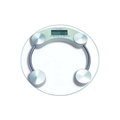 Digital Weighing Scale 150kg Clear/White/Silver