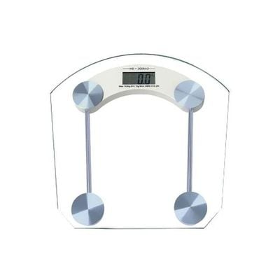 Digital Glass Bathroom Scale Clear/White/Silver