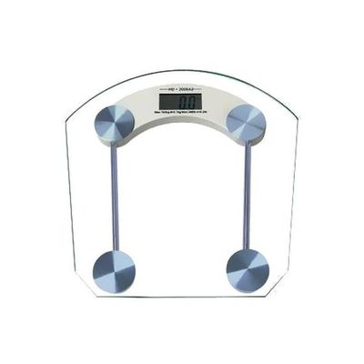 Digital Thick Glass Weighing Scale Clear/Silver