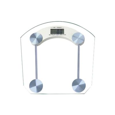 Digital LCD Electronic Glass Weighing Scale White