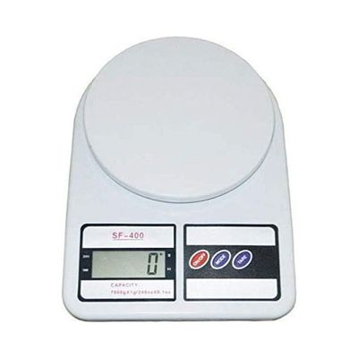 Digital Kitchen Balance Load 7 Kg Sensitivity White 1g