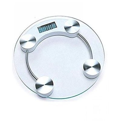 Round Glass Portable Digital Scale