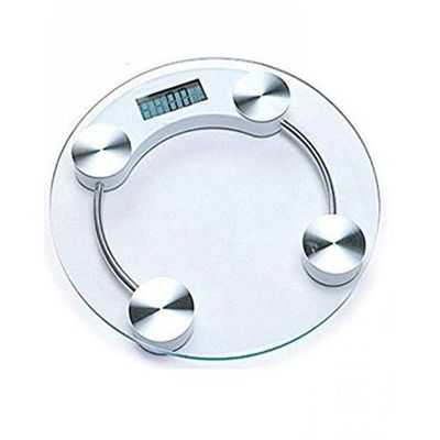 Round Glass Portable Digital Scale