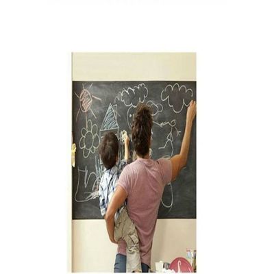 Chalkboard Wall Sticker Black 45x200centimeter