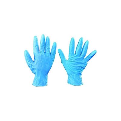 Pack Of 100 Nitrile Industrial Grade Gloves Blue L