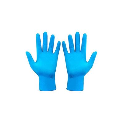 Acid Proof Protective Gloves Blue 22 x 10 x 10centimeter