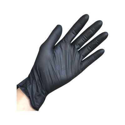 Pair Of 50 Disposable Nitrile Gloves Black