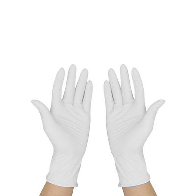 100-Piece Disposable Protective Multifunctional Gloves White 0.5kg