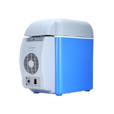 Multi-Function Portable Car Mini Fridge 7.5 L 2724667419743 Blue/White