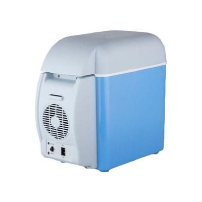 Multi-Function Portable Car Mini Fridge 7.5 L 2724675505919 Blue/White