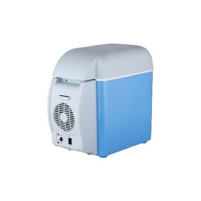 Multi-Function Portable Car Mini Fridge 7.5 L 2724675505896 Blue/White