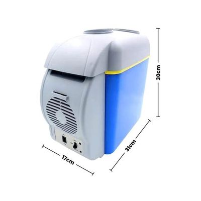 7.5 Liter Portable Cooling And Warming Refrigerator 4545+4 Grey/Blue