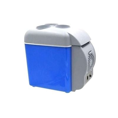 7.5 Liter Portable Cooling And Warming Refrigerator 6666 Blue/Grey