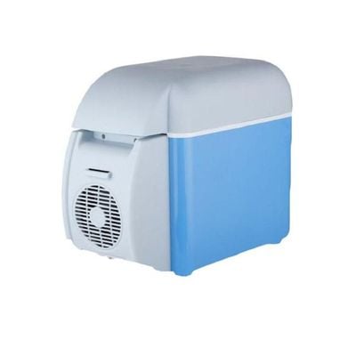 Multi-Function Portable Car Mini Fridge 7.5 L 2724675505872 Blue/White