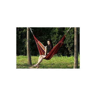 Thick Canvas Outdoor Hammock Swing Multicolour