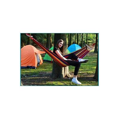 Travel Hammock Red/Green/Yellow