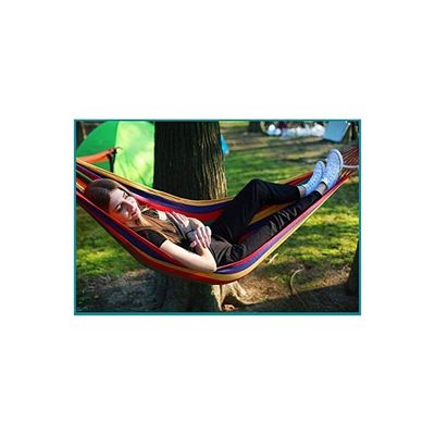 Travel Hammock Red/Green/Yellow