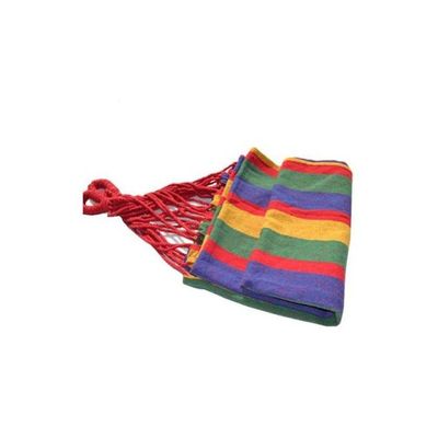 Canvas Hammock Red/Yellow/Green 2000x800millimeter