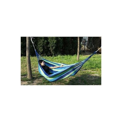 Thick Canvas Outdoor Hammock Swing Multicolour