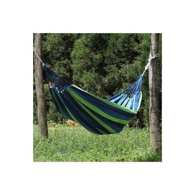 Thick Canvas Outdoor Hammock Swing Multicolour