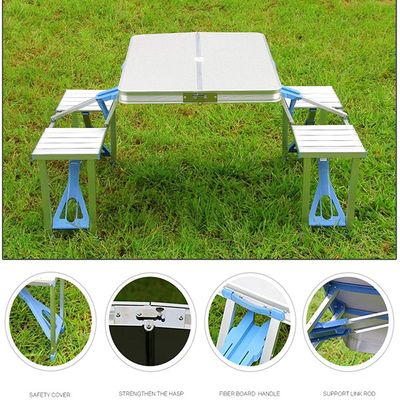 Camping Folding Table Silver