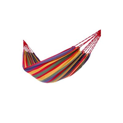 Single Canvas Hammock Swing Multicolour