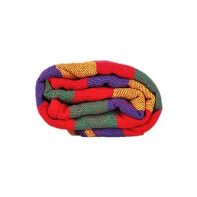 Portable Canvas Hammock Red/Yellow/Blue