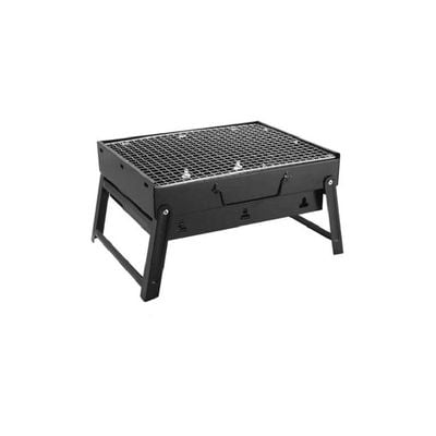 Portable BBQ Charcoal Grill Black