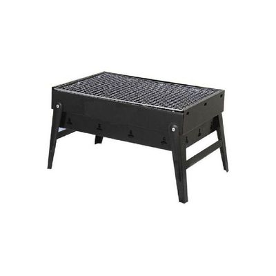 Portable Jumbo Charcoal Grill For Parks And Gardens Black