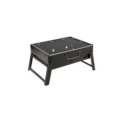 Portable BBQ Charcoal Grill Black 36X10.5X28cm