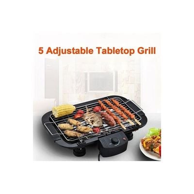 Electric Grill Black/Silver 50x30x12cm