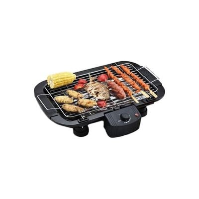 Electric Grill Black/Silver 50x30x12cm